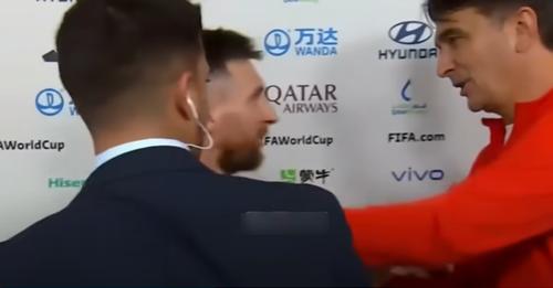 Messi je davao intervju, a onda je došao Dalić