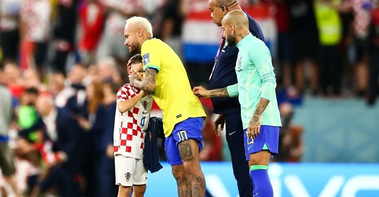 Perišićev sin Leo prišao Neymaru nakon utakmice