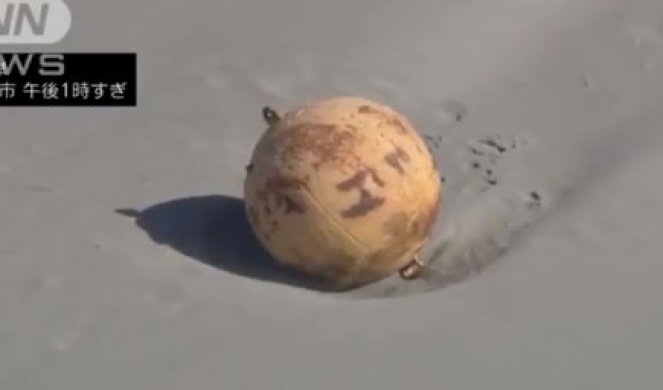 Na plaži u Japanu pronađena misteriozna kugla