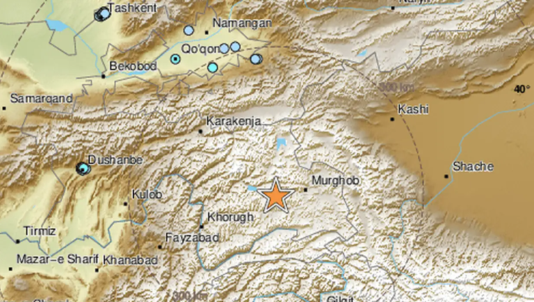 Tadžikistan potres