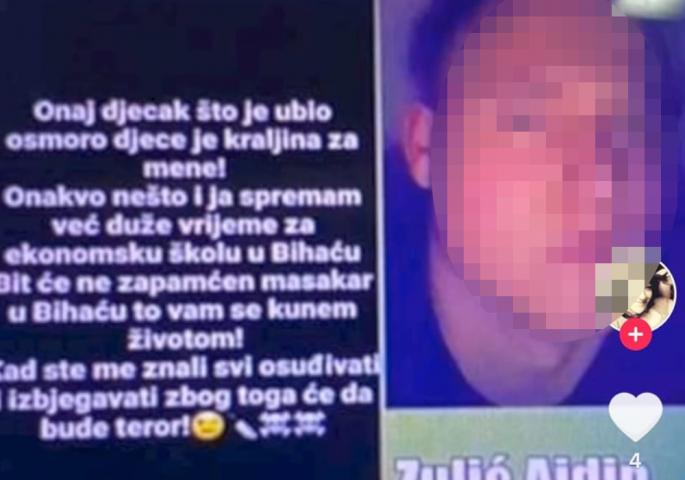 Mladić iz BiH prijeti pokoljem kao u Beogradu