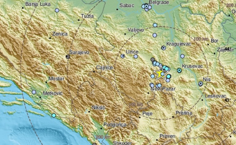 Potres od 4.0 u Srbiji