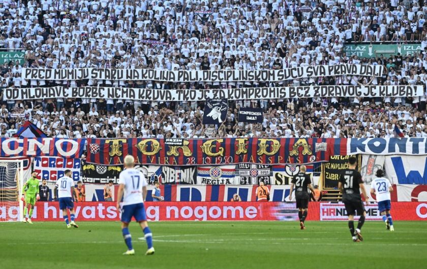 Split: Derbi Hajduka i Dinama na stadionu Poljud